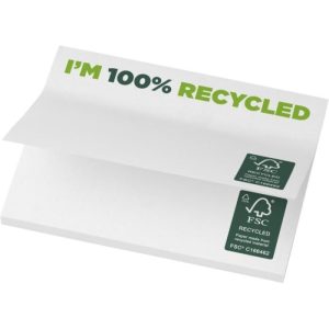 Mémos autocollants recyclés 100 x 75 mm Sticky-Mate® - Réf. 21287011