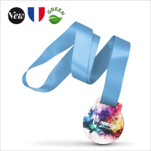 Médaille bois 60mm - Réf : BMEDBOIS-60