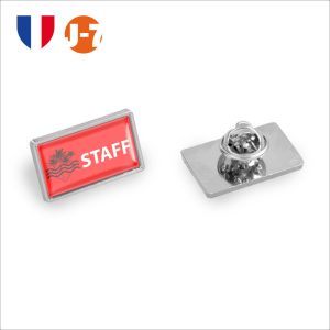 Pin's zamac rectangle - Ref : BPINREC