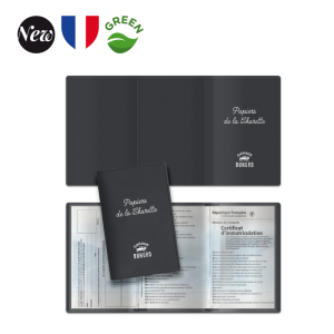 Porte carte grise 3 volets