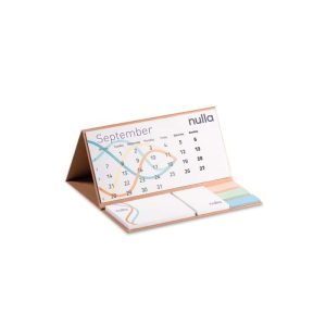 Calendrier de bureau à couverture rigide recyclée Ref. - CALECO