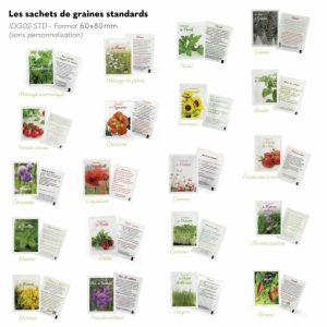 Sachet graines 60x80 mm standard Ref. - IDG02STD