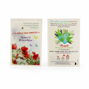Sachet graines papier végétal 100X150 mm Ref. - IDG07V