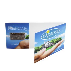 Carte visio-graines allongée Ref. - IDG27GC