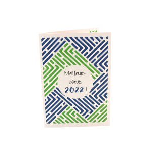 Carte en papier végétal - Ref. IDG27V