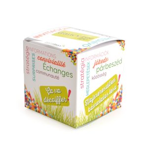 Tête en herbe en boite - Ref. IDG49B