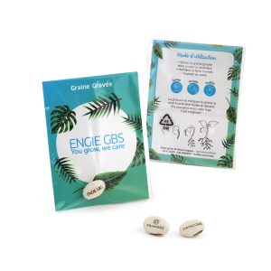 Graines gravées en sachet transparent - Ref. IDG79