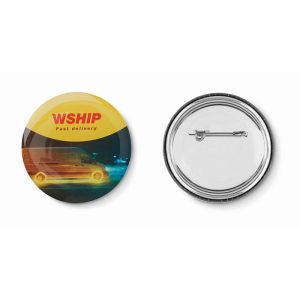 Pins bouton imprimé en quadri Ref. - MBTN01