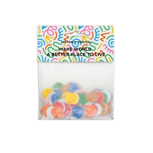 Confettis en papier semences en sachet - Papier semences de fleurs sauvages
