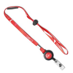 Lanyard avec enrouleur de badge Ref. - ML1020
