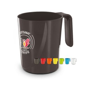 MUG PLASTIQUE (ABS) 35 cl RAS BORD - Ref : MUG350