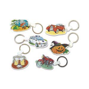 PORTE CLES RIGIDE A THEME - Ref : P28