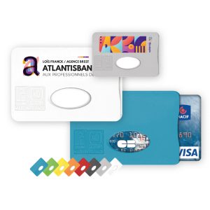 PROTEGE CARTE DE CREDIT AVEC BLINDAGE STOP OU ANTI RFID - Ref : PCA98