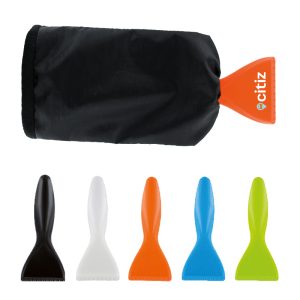 RACLETTE, GRATTOIR A GIVRE AVEC MOUFLE/GANT, GRATTE NEIGE - Ref : R3607MF