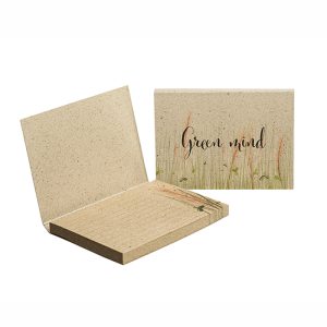 Notes adhésives avec couverture souple, le tout en papier à base d'herbe Ref. - SNGG50