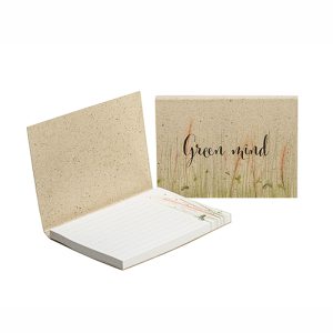 Notes adhésives en papier recyclé et couverture souple en papier à base d'herbe Ref. - SNGS50