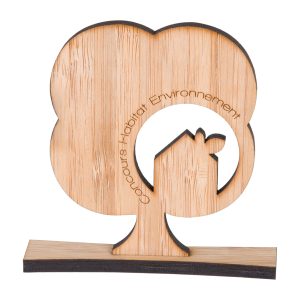 Trophée Bambou L10 X H15 Cm - Réf Y1202N