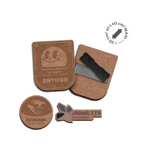 Badge en MDF