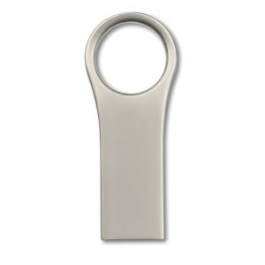 Mini clé USB en aluminium, avec un détail rond Ref. - MO1111i
