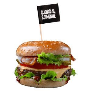 Pique burger mini drapeau - Ref. A131